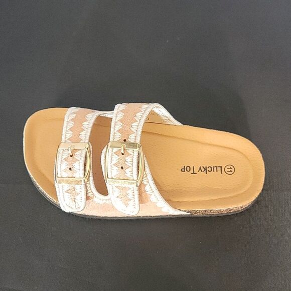 BRAND NEW LUCKY TOP PLATFORM TODDLER OPEN-TOE  CORK COMFORTABLE SANDAL - Picture 11 of 16